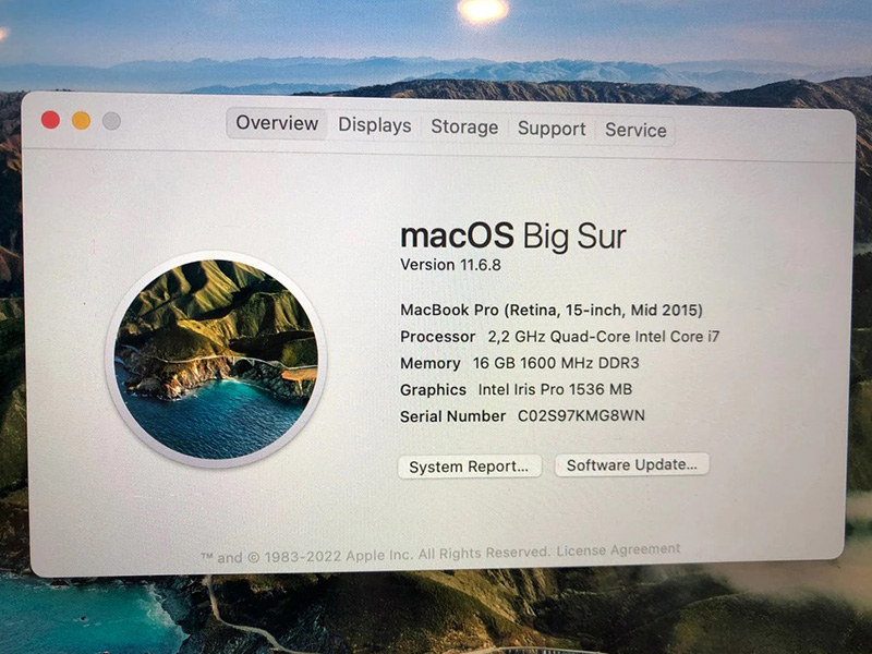 Obral Macbook Pro Retina 2015 15 Inch Ram 16 Gb Ssd 256/512 Gb I7 Second Original Murah Bergaransi