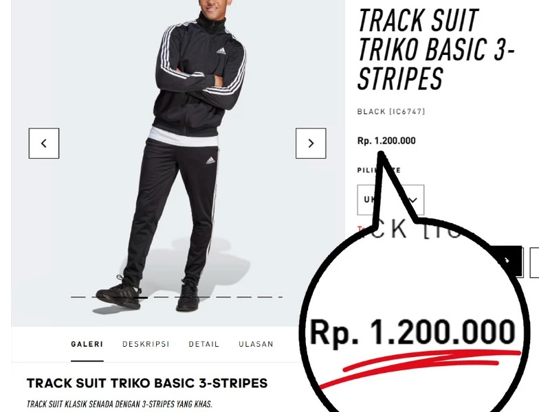 Adidas GK9651 Track Suit Triko Basic 3-Stripes 100% ORI