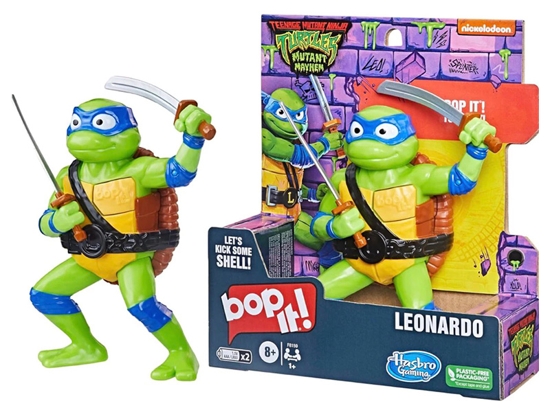 Bop It! Teenage Mutant Ninja Turtles Leonardo Edition Game