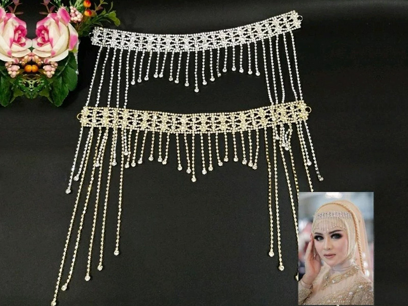 Cleopatra Headpiece Aksesories Pengantin Bridesmaid Mahkota Pengantin