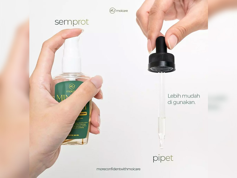 Moicare Minyak Kemiri Extract Ginseng 100%